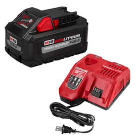 Kit Bateria 18V 8.0Ah e Carregador 220V 48-4059 MILWAUKEE