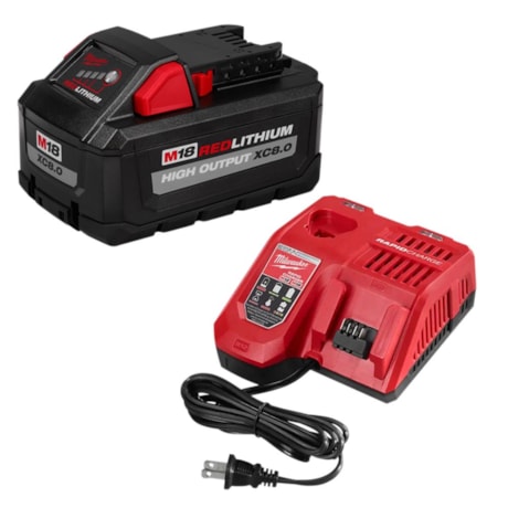 Kit Bateria 18V 8.0Ah e Carregador 220V 48-4059 MILWAUKEE