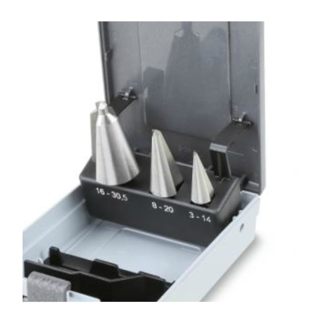 Kit Broca Cônica HSS 3 a 30mm 3 Peças 424/SP3 BETA-540bb8d9-0879-427d-954a-3188564d3e18