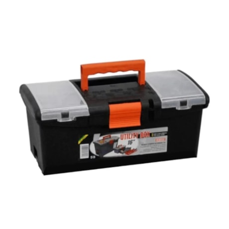 Kit Caixa Plástica 16'' com Ferramentas + 10 Lixas e Forro de Solda-5d14b011-297d-410a-b504-76c3136e70b1