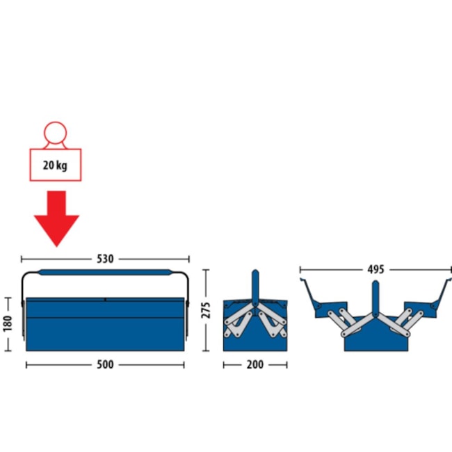 Kit Caixa Sanfona com Jogos de Chaves e Alicates GEDORE-c296c6b3-c175-4291-8228-62e3305f310a