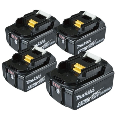 Kit Carrinho de Mão 18V + 4 Baterias 5.0AH + 1 Carregador Duplo 220V e Maleta MAKITA-3c4c6365-9acc-4e80-a4af-53389b390484