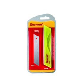 Kit com 10 Jogos de Lâminas para Estilete 18mm KS06R-1 STARRETT