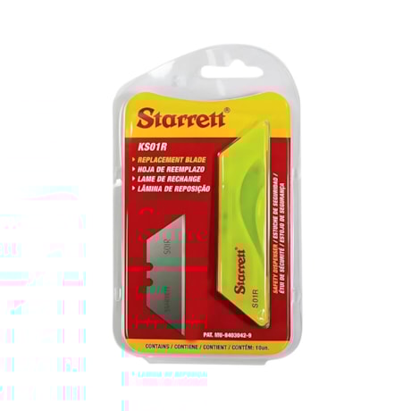 Kit com 10 Jogos Lâminas para Estilete Trapezoidal 60x19mm KS01R STARRETT-cc6f3123-a215-4036-9208-beb89fdca0c9
