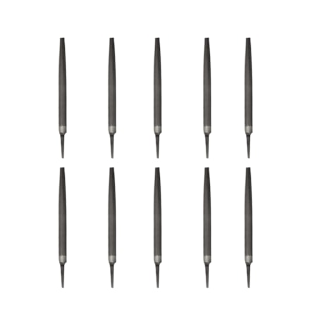 Kit com 10 Limas Mecânica Tipo Meia-Cana com Corte Tipo Murça de 6