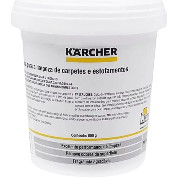 Kit com 2 Detergentes em Pó para Limpeza de Carpetes Estofados 800g RM 760 KARCHER-a3605040-cf94-480b-a1df-c0cc0fd5b554