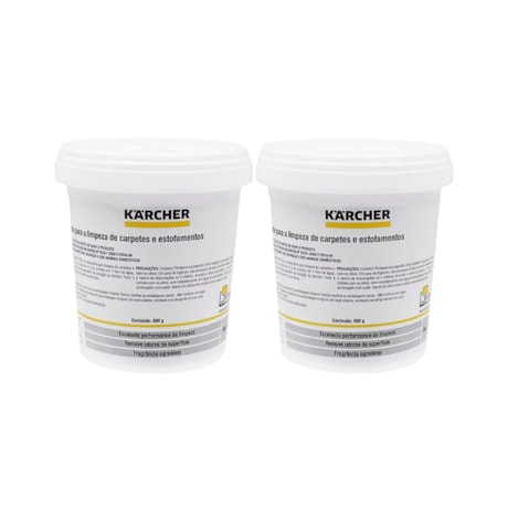 Kit com 2 Detergentes em Pó para Limpeza de Carpetes Estofados 800g RM 760 KARCHER-98c4ebd3-1989-4555-9757-cbcafa354409