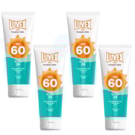 Kit com 4 Protetores Solar UV FPS 60 120g 040620000300121 LUVEX