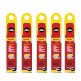 Kit com 5 Jogos de Lâminas para Estilete 18mm KS06R-1 STARRETT