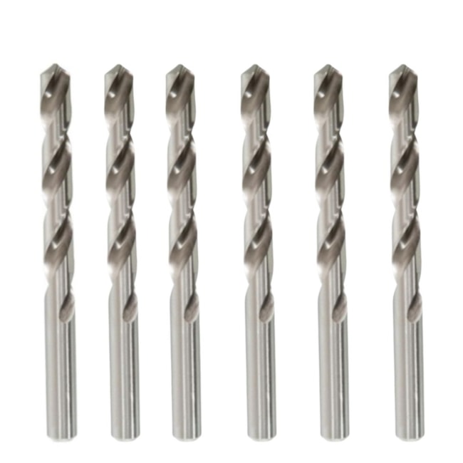 Kit com 6 Brocas para Metais 13/32