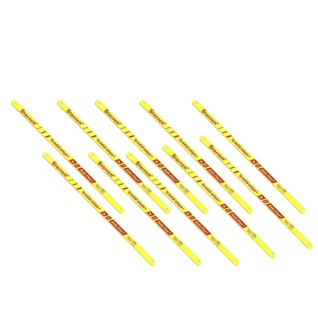 kit de 10 Lâminas Bimetal para Serra Manual 12