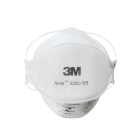Kit de 10 Máscaras Respiratórias Descartáveis PFF2 Aura 9320 3M