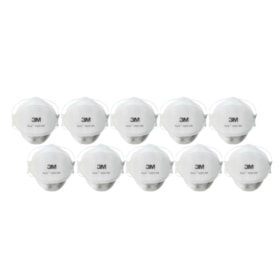 Kit de 10 Máscaras Respiratórias Descartáveis PFF2 Aura 9320 3M