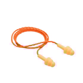 Kit de 10 Protetores Auricular de Silicone com Cordão de Poliéster 18dB CA 5745 POMP PLUS CP 3M
