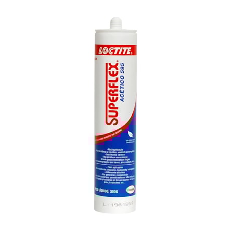 Kit de 10 Silicones Acético Vedante Loctite Transparente 300g SUPERFLEX 595-3d68ad9c-0eb1-4824-a804-2d38ac0710b9