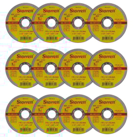 Kit de 12 Discos de Corte Inox 4.1/2