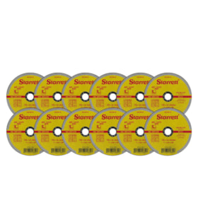 Kit de 12 Discos de Corte para Aço Inox 7