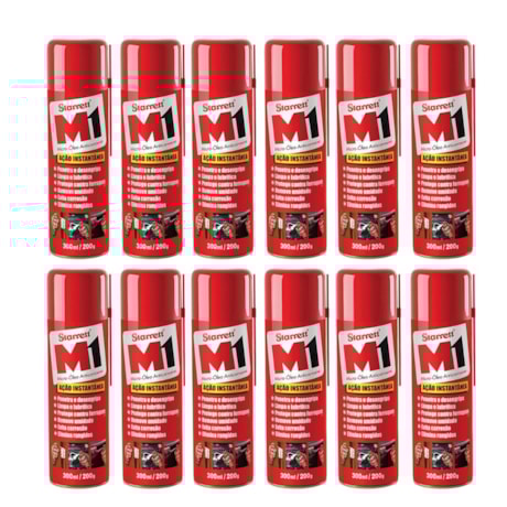 Kit de 12 Óleos Anticorrosivo Aerosol 300ml M1-215 STARRETT-a6006825-bd32-467d-a570-c7c7220ccf25
