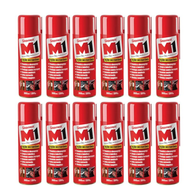 Kit de 12 Óleos Anticorrosivo Aerosol 300ml M1-215 STARRETT-f981b15b-e23e-4eff-9dfa-00a322bf08a8