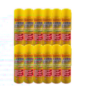 Kit de 12 Óleos Lubrificante Desengripante Multiuso 300ml LUB-300 STARRETT