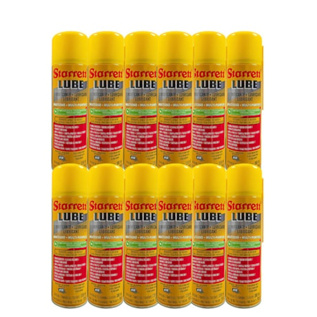 Kit de 12 Óleos Lubrificante Desengripante Multiuso 300ml LUB-300 STARRETT-53950ddf-dd57-4160-ad92-34f3676b31d8