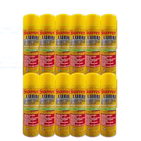 Kit de 12 Óleos Lubrificante Desengripante Multiuso 300ml LUB-300 STARRETT-802a721b-aaf4-4ffa-a4cf-c5428c04f619
