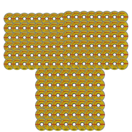 Kit de 144 Discos de Corte Inox 4.1/2