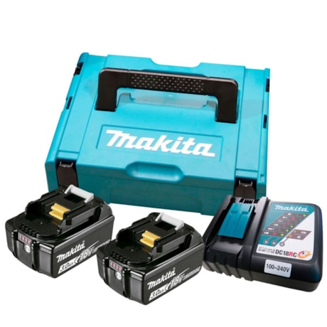 Kit de 2 Baterias 18V 3.0AH 1 Carregador 110V/220V e Maleta 198046-9 MAKITA-834e435b-d200-4c1b-9b4d-dab02b72ad62