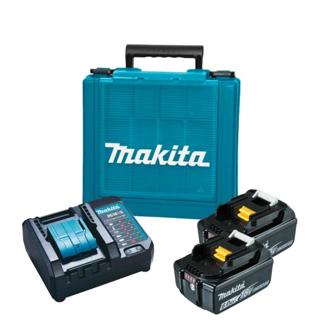 Kit de 2 Baterias 18V 6.0Ah com Carregador Bivolt e Maleta KITMAK1860B MAKITA-acaa639d-1c6d-487b-914c-923a4801ceef