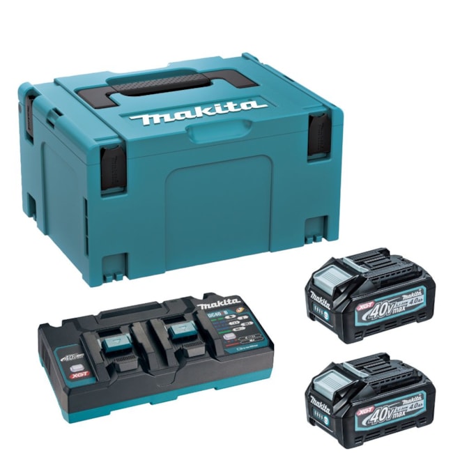 Kit de 2 Baterias 40V 4.0Ah 1 Carregador Bivolt e Maleta 191U02-4 MAKITA-3c415ae9-89b8-433b-b217-47c97e0b49ef