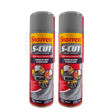 Kit de 2 Fluidos de Corte em Spray 300ml S-CUT300 STARRETT-7a9cdff1-d17e-4ff3-b1ab-30cf64ffc5a9