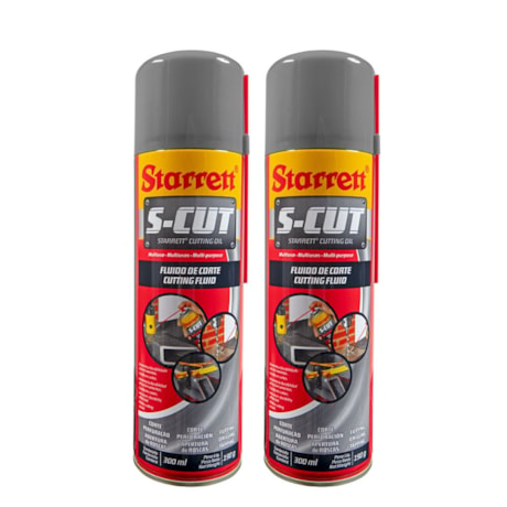 Kit de 2 Fluidos de Corte em Spray 300ml S-CUT300 STARRETT-4b486670-2fd3-4e07-bf2f-8b20261cc453