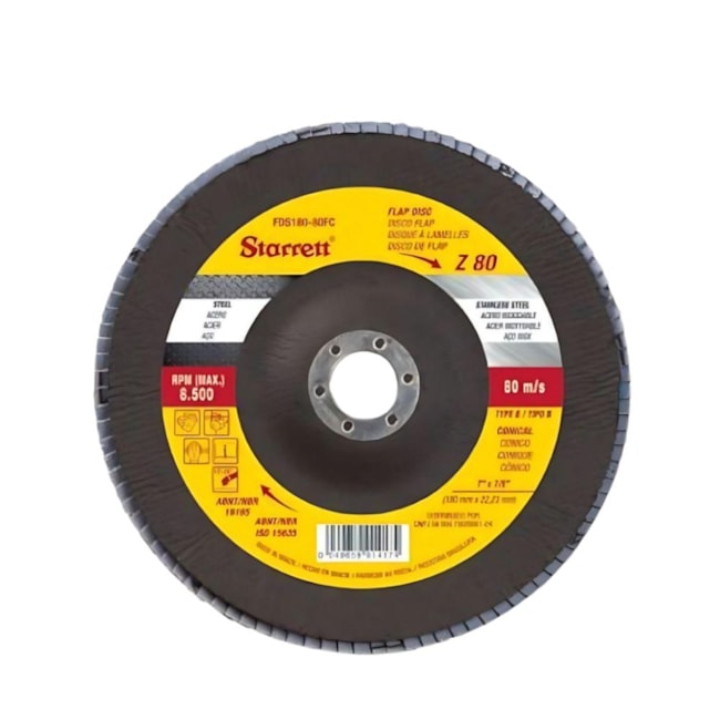 Kit de 20 Discos Flap 4.1/2