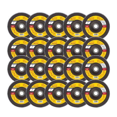 Kit de 20 Discos Flap 4.1/2