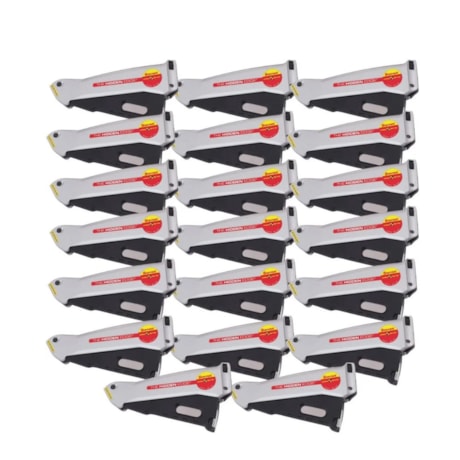 Kit de 20 Estiletes Retrátil de Segurança 18mm S011 STARRETT