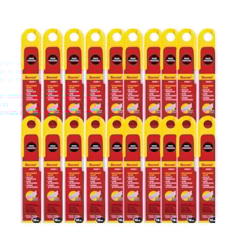 Kit de 20 Jogos de Lâminas para Estilete 18mm KS06R-1 STARRETT-25d994f0-6f91-4ad4-9760-055a90caff9b