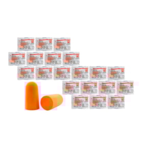 Kit de 20 Protetores Auricular de Espuma sem Cordão 16dB CA 5674 1100 3M
