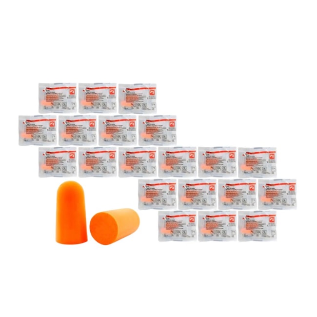 Kit de 20 Protetores Auricular de Espuma sem Cordão 16dB CA 5674 1100 3M-2cb46972-05c4-493f-bd9f-a189dbe45887