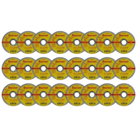Kit de 24 Discos de Corte Inox 4.1/2