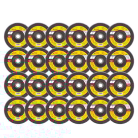 Kit de 24 Discos Flap 4.1/2
