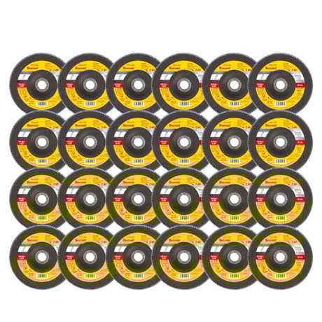 Kit de 24 Discos Flap 4.1/2
