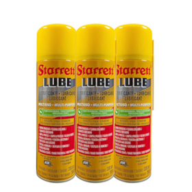 Kit de 3 Óleos Lubrificante Desengripante Multiuso 300ml LUB-300 STARRETT