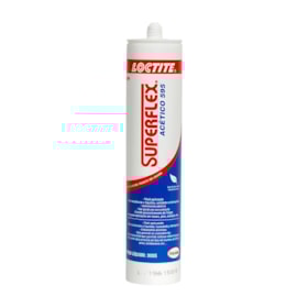 Kit de 3 Silicones Acético Vedante Loctite Transparente 300g SUPERFLEX 595