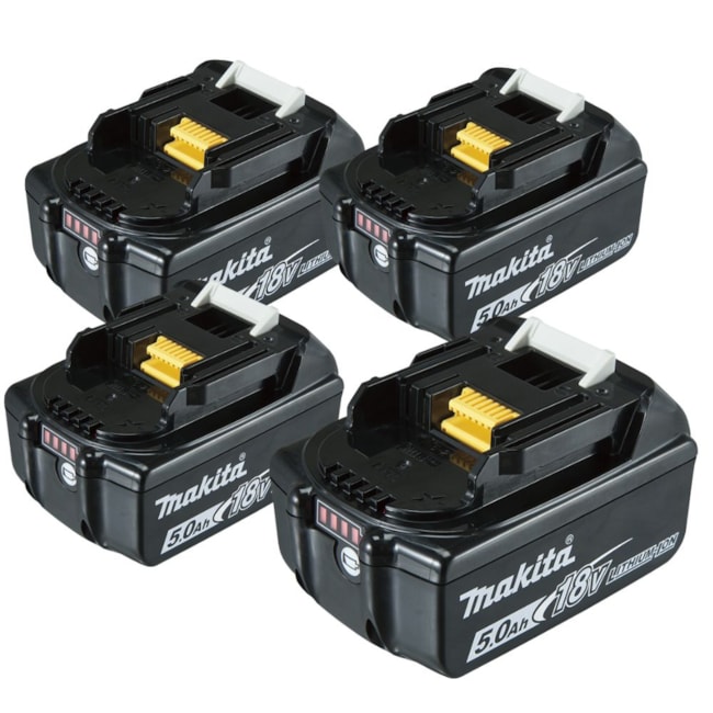 Kit de 4 Baterias 18V 5.0AH 1 Carregador Duplo 220V e Maleta 199307-0 MAKITA-f7308526-33ec-428c-8f7e-1344d320f801