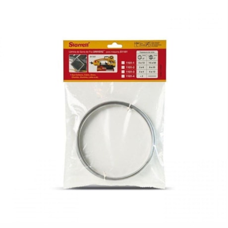 Kit de 4 Jogo de Lâminas Serra Fita Univerz 13 x 0.50mm x 14-18 Dentes 1.47MTS 1101-3 STARRETT