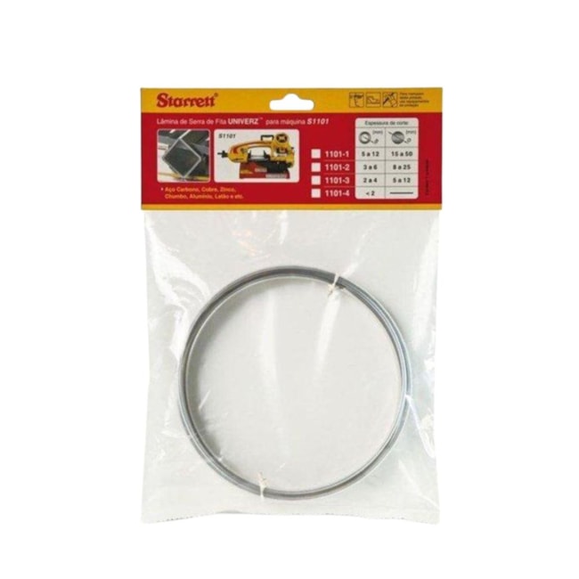 Kit de 4 Lâminas Serra Fita Univerz 13 x 0.50mm x 14-18 Dentes 1.47MTS 1101-3 STARRETT-4054ab4a-33e5-4462-8e53-c2625ce5b0f7