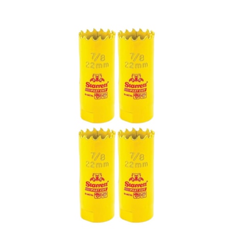 Kit de 4 Serras Copo Bimetal 22mm Constante FCH0078-G STARRETT-5adef6d4-7f23-4ecb-a2a5-a3c703eb7abf