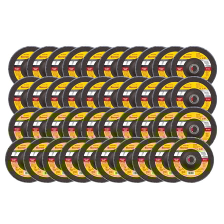 Kit de 40 Discos Flap 4.1/2