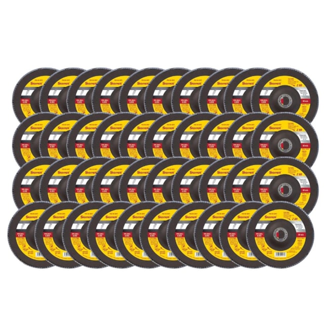 Kit de 40 Discos Flap 4.1/2