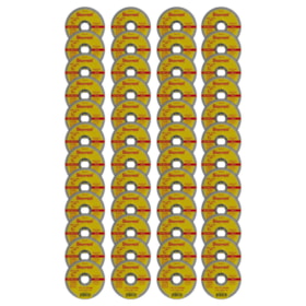 Kit de 48 Discos de Corte Inox 4.1/2